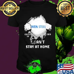Blood insides tata steel covid-19 2020 i can't stay at home shirt