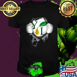 Blood insides young living logo shirt