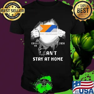 Blood insides yrc worldwide covid-19 2020 i can't stay at home shirt