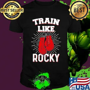 Boxing train like rocky shirt