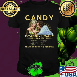 Candy 15th anniversary 2006 2020 thank you for the memories signatures shirt