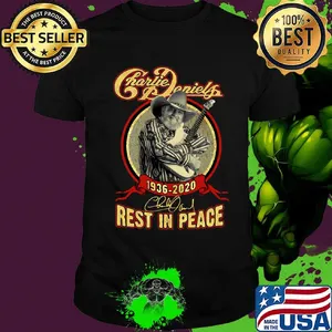 Charlie daniels 1936 2020 rest in peace signature shirt
