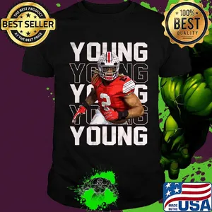 Chase young 2 washington redskins football shirt