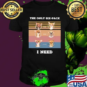 Chihuahua  the only six-pack I need vintage retro shirt