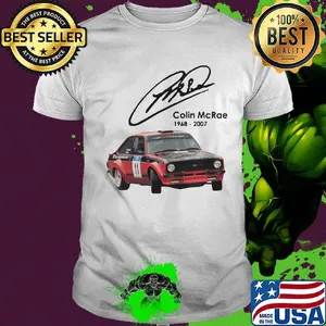 Colin mcrae 1968 2007 signature shirt