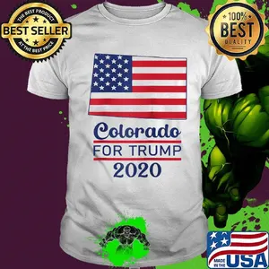 Colorado for donald trump 2020 flag shirt