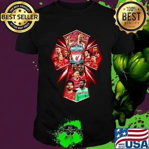 Cross liverpool football club champions players signatures shirt