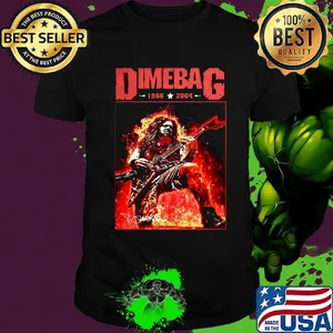 Dimebag darrell 1966 2004 signature shirt
