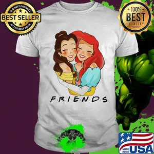 Disney belle and ariel friends shirt