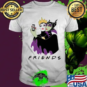 Disney maleficent and evil queen selfie friends shirt