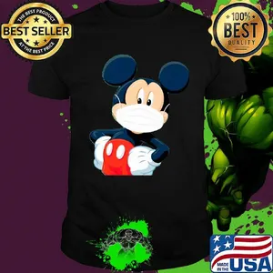 Disney mickey mouse wear mask shirt