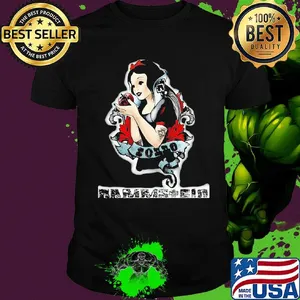 Disney snow white rammstein band shirt