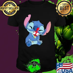 Disney stitch hug chicken shirt
