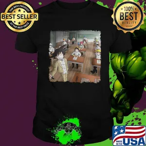 Dragon ball 7 classroom characters anime shirt