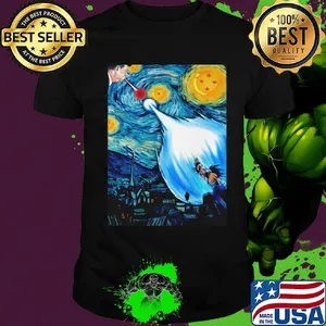 Dragon ball 7 donald trump starry night shirt