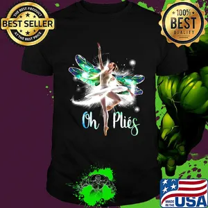 Dragonfly ballet on plies shirt