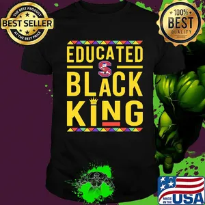 Educated black king south carolina state university mascot shirt