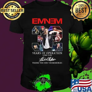 Emnen 32 years of 1988 2020 thank you for the memories signatures shirt