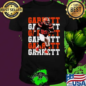 Garrett 95 cleveland browns team football shirt