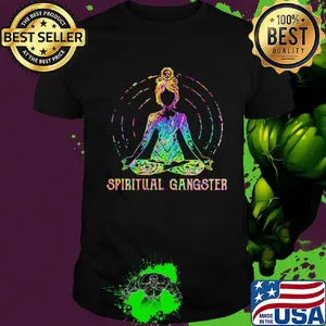 Girl yoga spiritual gangster shirt