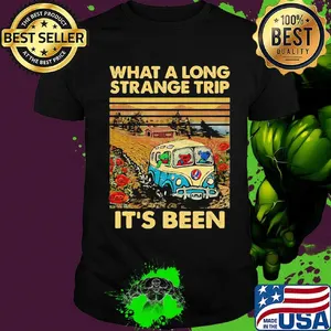Grateful dead bear what a long strange trip it's been vintage retro shirt