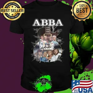 Guitar abba band members shirt