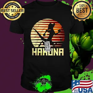 Hakuna matata the lion vintage retro shirt