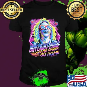 Halloween beetlejuice michael keaton daylight come and me wanna go home shirt