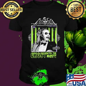 Halloween beetlejuice michael keaton ghost with the most shirt