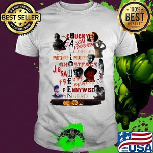 Halloween chucky jason voorhees leatherface michael myers ghostface jigsaw shirt