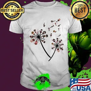 Halloween dandelion flower horror characters as babies shirt