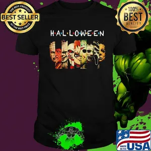 Halloween horror characters art shirt