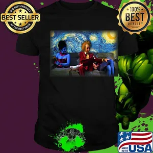 Halloween lydia beetlejuice starry night shirt
