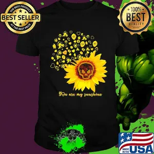Halloween michael myers sunflower skull you are my sunshine hearts shirt