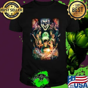 Halloween pennywise characters art shirt