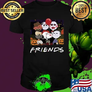 Halloween the peanuts horror characters friends shirt