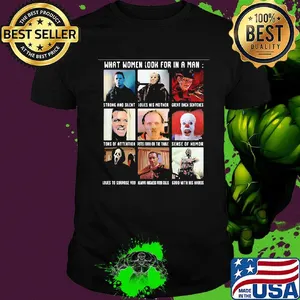 Halloween what women look for in a man strong and silent love his mother great black fathers shirt