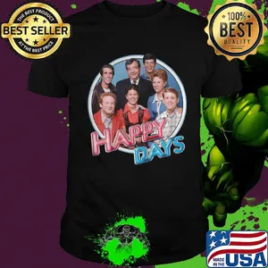 Happy days characters retro shirt