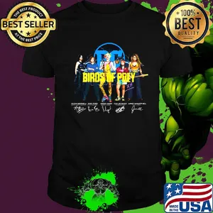 Harley quinn birds of prey signatures shirt