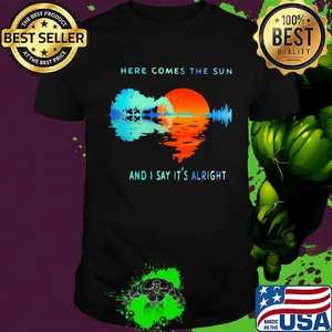 Here comes the sun and I say it's alright moon blood shirt