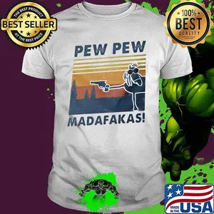 Horse Pew Pew Madafakas Vintage retro shirt