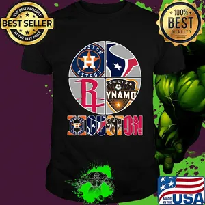 Houston astros texans rockets dynamo logo shirt