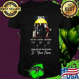 How i met your mother 2005 2014 9 seasons 208 episodes thank you for the memories to your name signatures shirt