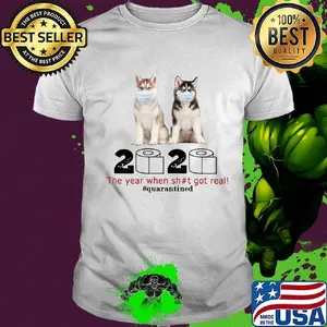 Husky Sibir mask 2020 toilet paper the year when shit got real quarantined shirt