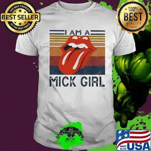 I am a mick girl vintage retro shirt