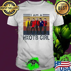 I am a nkotb girl vintage retro shirt