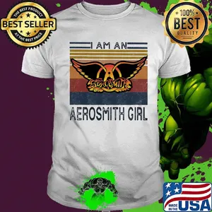 I am an aerosmith girl vintage retro shirt