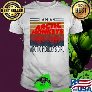 I am an arctic monkeys girl vintage retro shirt