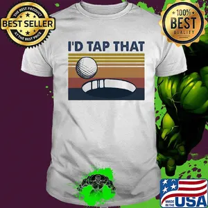 I'd tap that golf vintage retro shirt