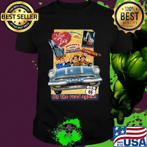 I Love lucy skinner's motel roadside diner tennessee on the road again shirt